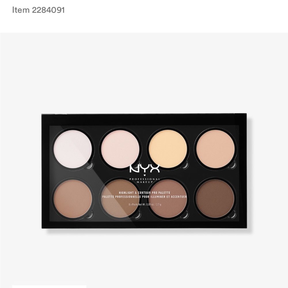 NYX highlight and contour palette